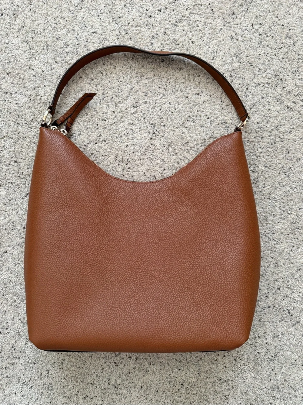 Like New!! Kate Spade Cognac Pebbled Leather Shoulder Bag
